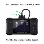 OBD2 Cable Diagnostic Cable for ANCEL FX2000 FX3000 Scanner